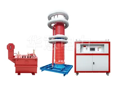 Service sur site du système de test résonant AC 4000kva/800kv de HUAYI