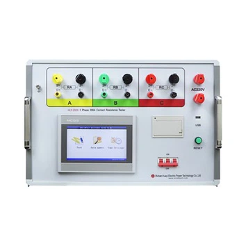 Testeur de résistance de contact triphasé